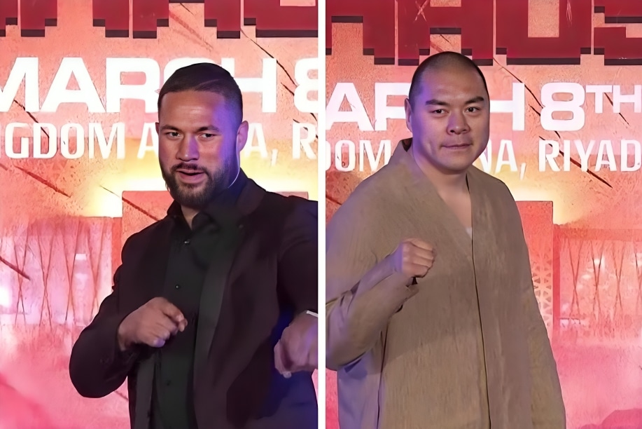 JOSEPH PARKER A LA IZQUIERDA Y ZHILEI ZHANG A LA DERECHA