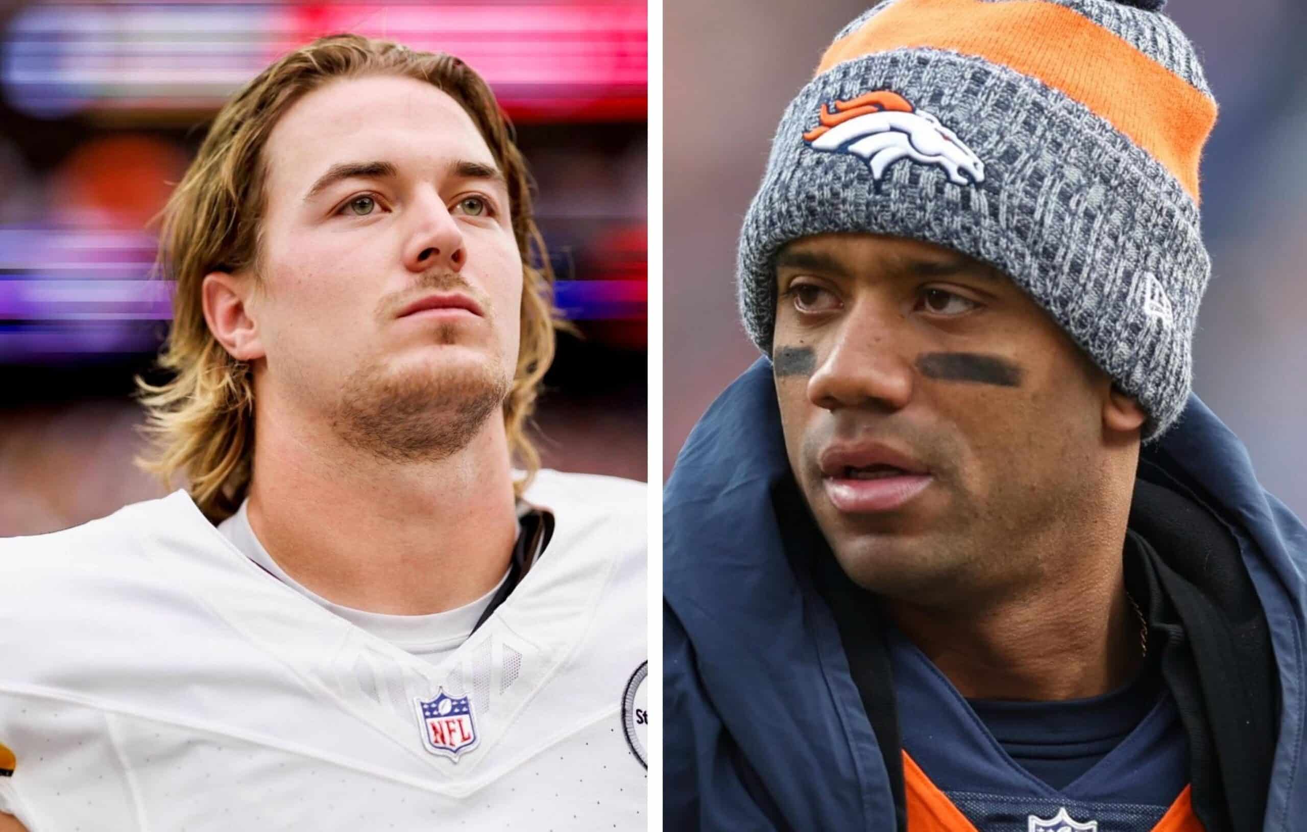 KENNY PICKETT A LA IZQUIERDA Y RUSSELL WILSON A LA DERECHA