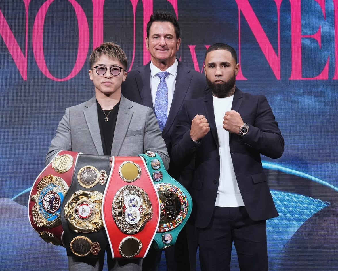 NAOYA INOUE A LA IZQUIERDA Y LUIS PANTERA NERY A LA DERECHA