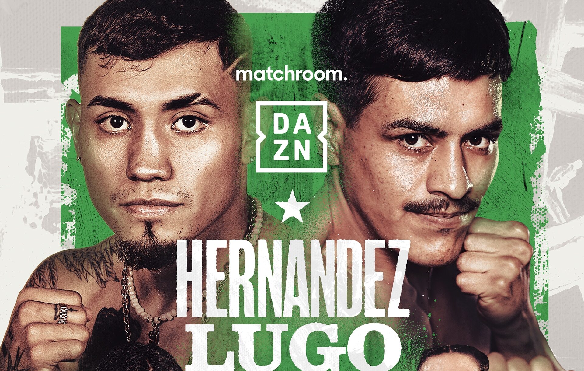 PÓSTER DEL COMBATE ENTRE ROCKY HERNÁNDEZ Y DANIEL LUGO