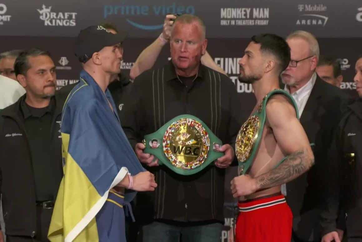 SERHII BOHACHUK A LA IZQUIERDA Y BRIAN MENDOZA A LA DERECHA