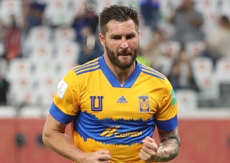 Gignac en partido del torneo Clausura 2024 de la Liga MX.