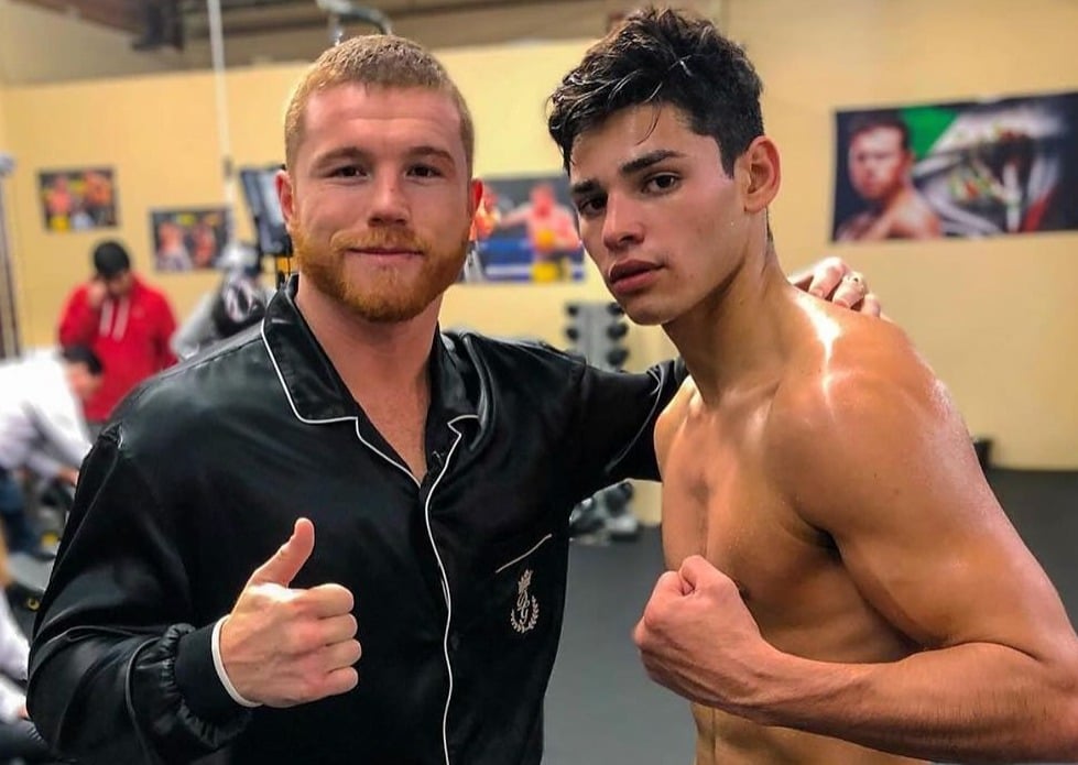 'Canelo' Álvarez y Ryan García hacen las pases luego de sus problemas.
