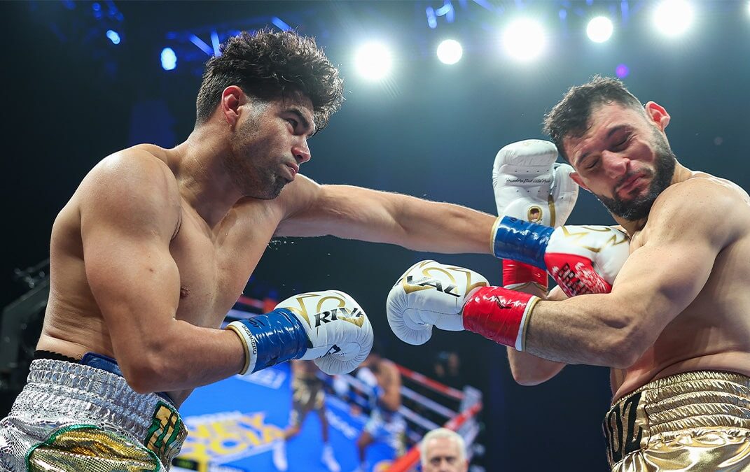 ZURDO RAMÍREZ GOLPEA A ARSEN GOULAMIRIAN