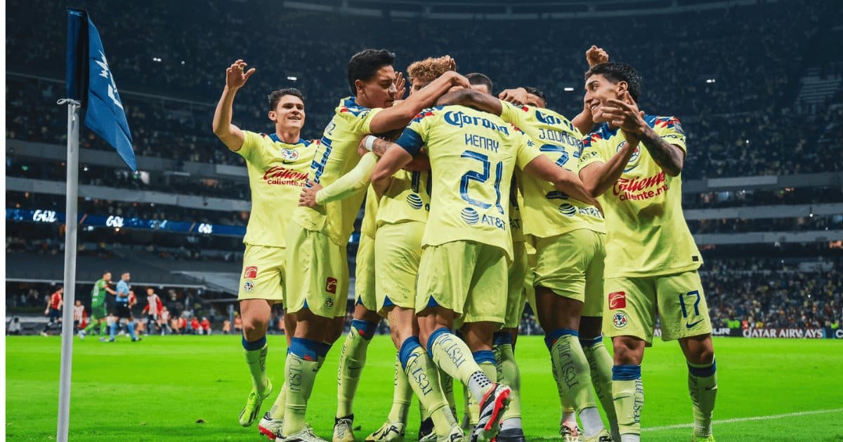 AMÉRICA FESTEJA SU PASE A CUARTOS DE FINAL