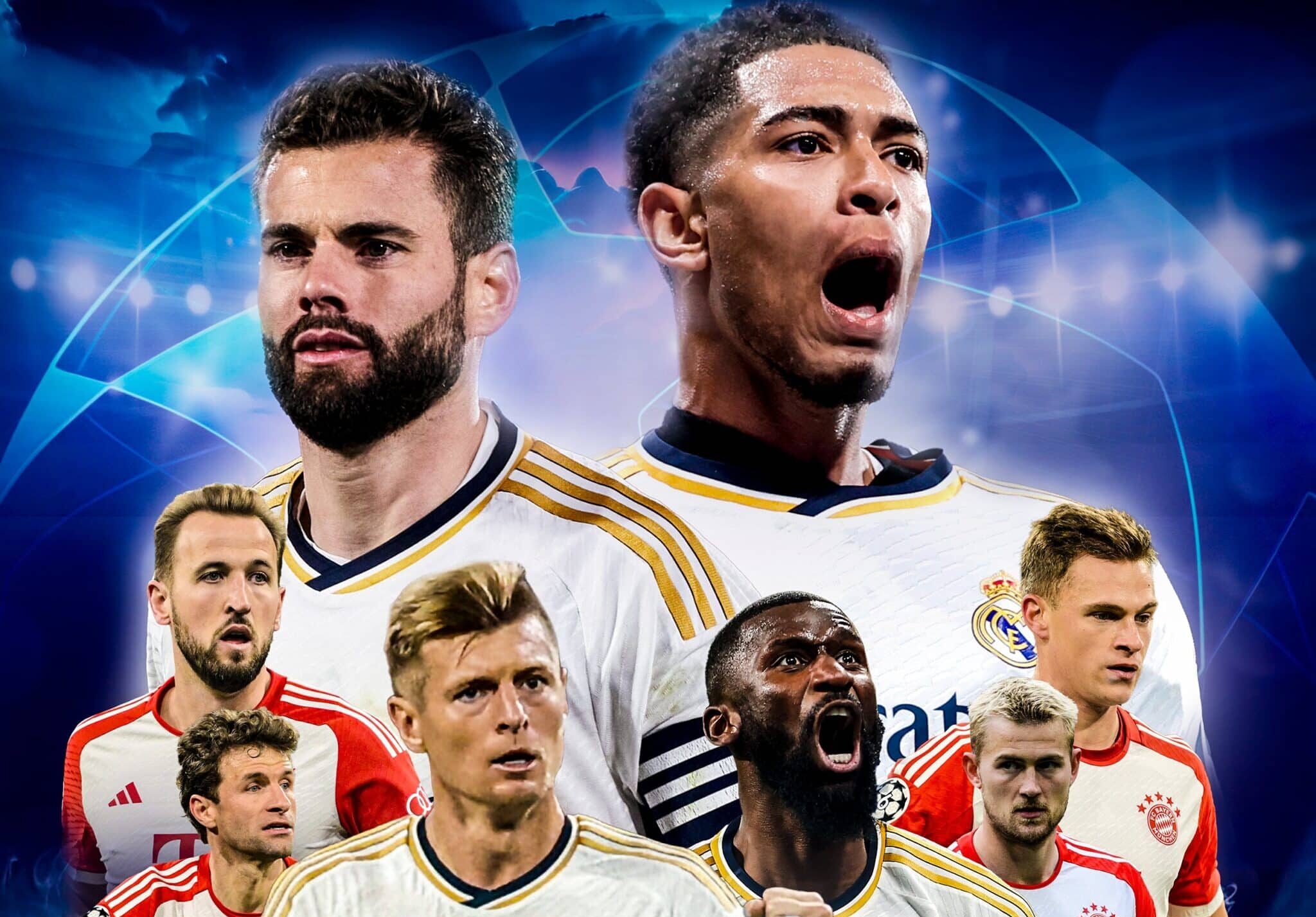 FLYER DEL PARTIDO ENTRE EL BAYERN MÚNICH Y EL REAL MADRID