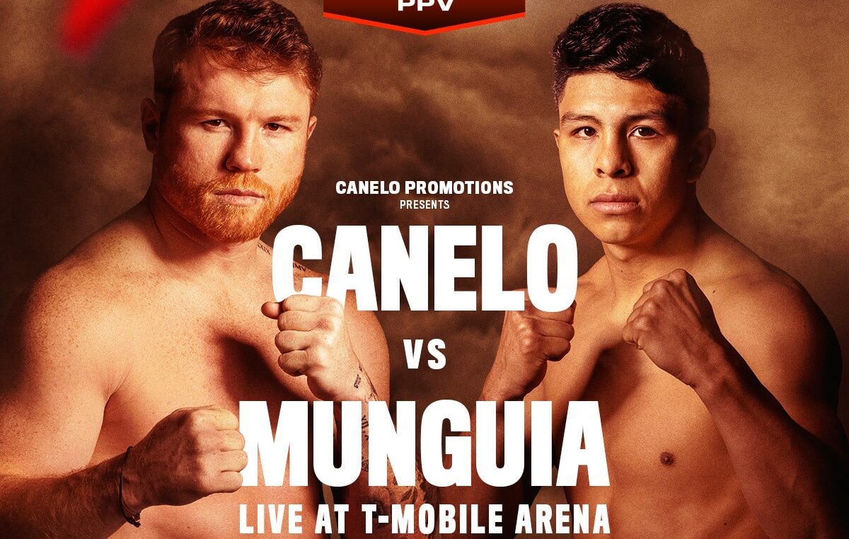 FLYER DE LA PELEA ENTRE CANELO ÁLVAREZ Y JAIME MUNGUÍA