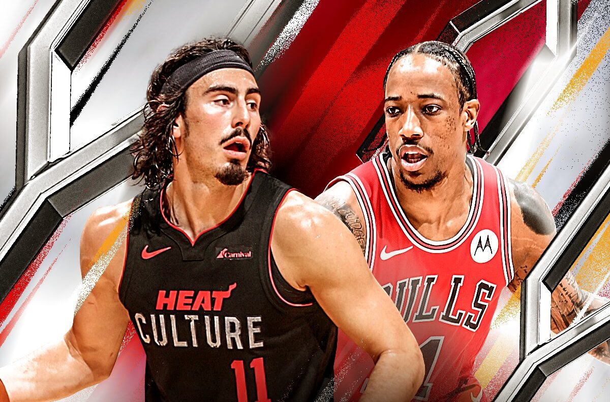 JAIME JÁQUEZ A LA IZQUIERDA Y DEMAR DEROZAN A LA DERECHA