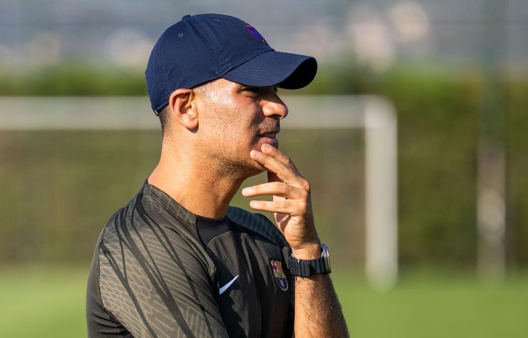 RAFA MÁRQUEZ DURANTE UN ENTRENAMIENTO CON EL BARCELONA B