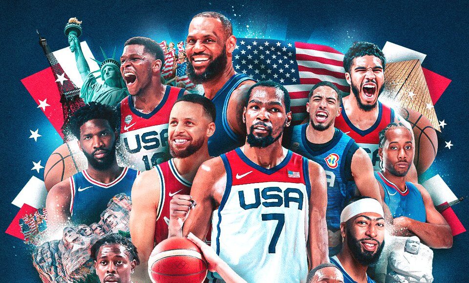 FLYER DEL EQUIPO DE ESTADOS UNIDOS PARA LOS JUEGOS OLÍMPICOS DE PARÍS 2024