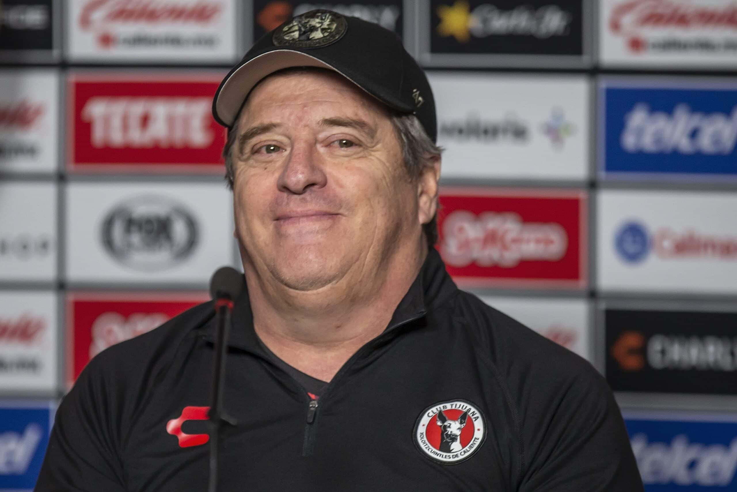 Miguel Herrera en conferencia de prensa de Xolos.