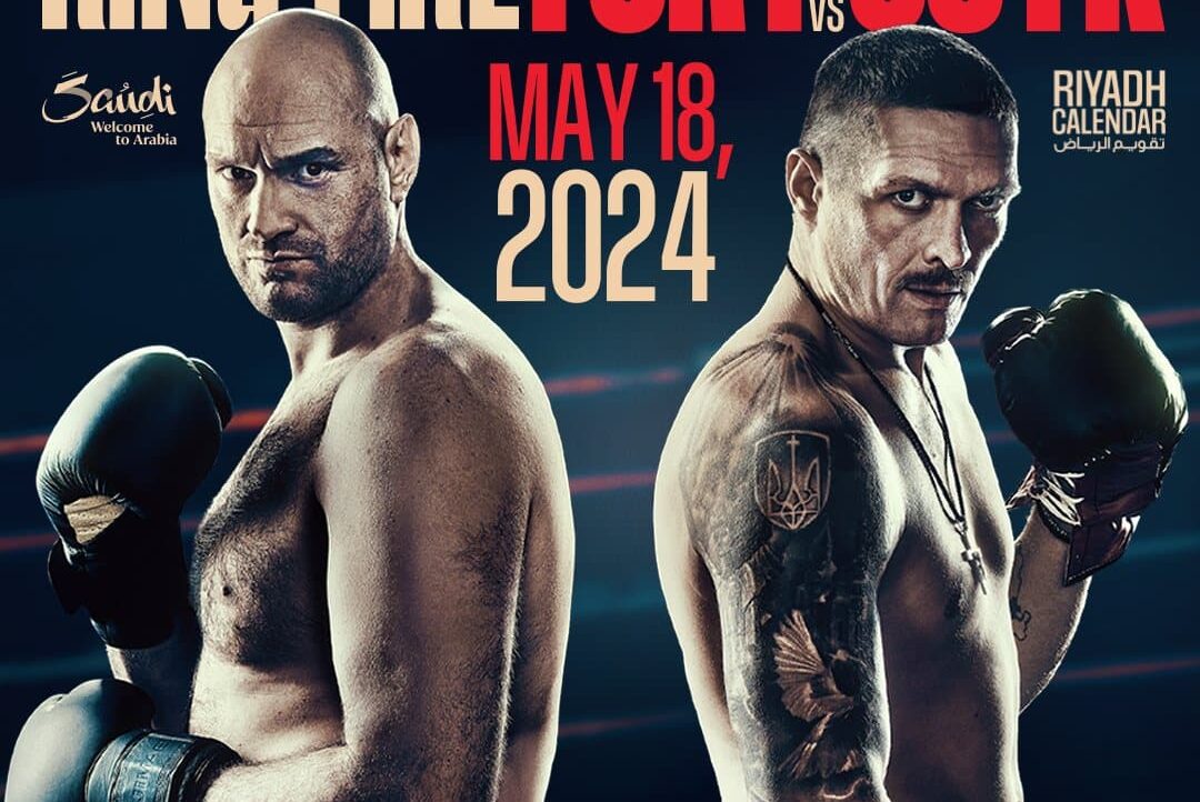FLYER DE LA PELEA ENTRE TYSON FURY Y OLEKSANDR USYK