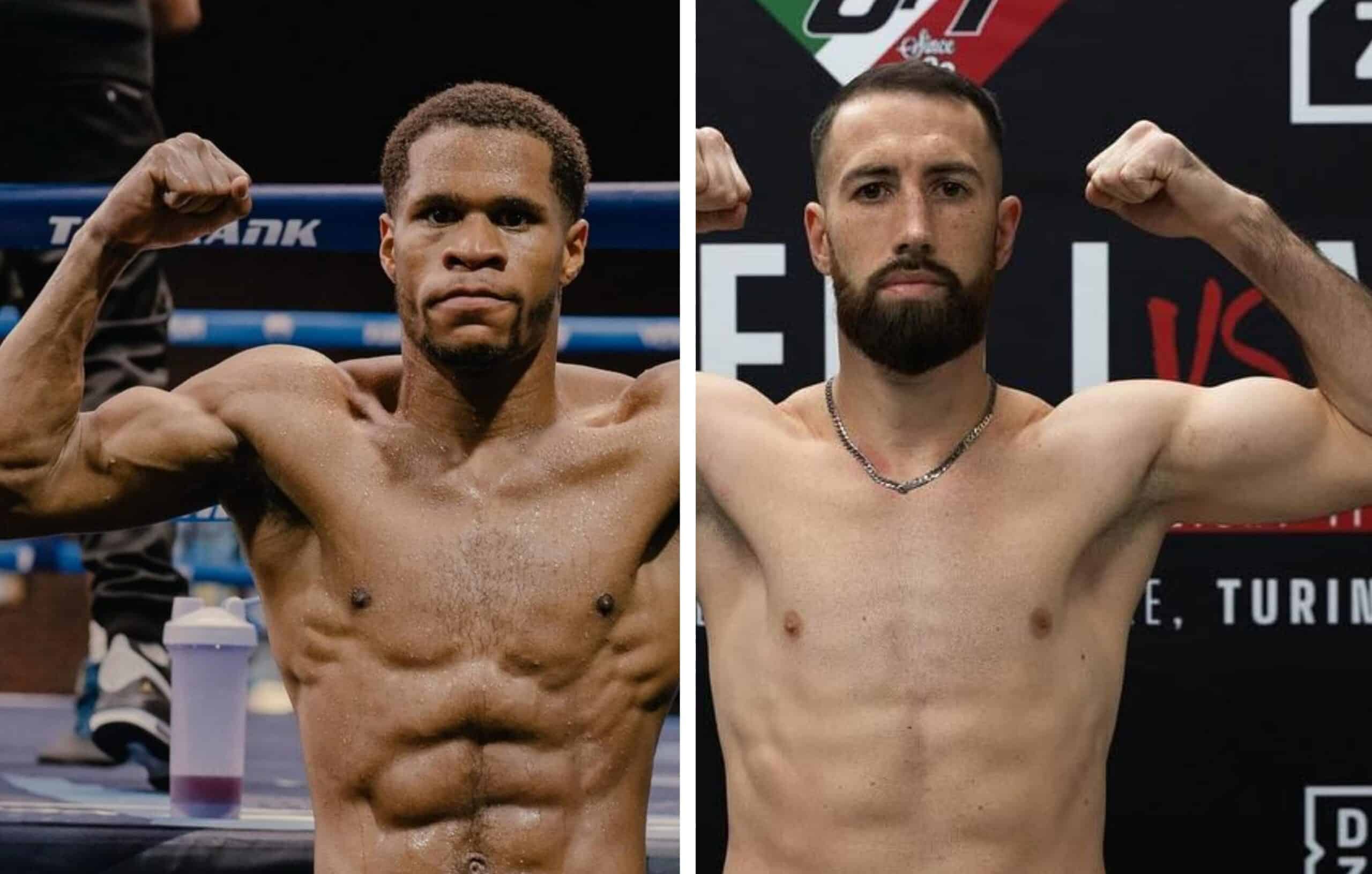 DEVIN HANEY A LA IZQUIERDA Y SANDOR MARTÍN A LA DERECHA
