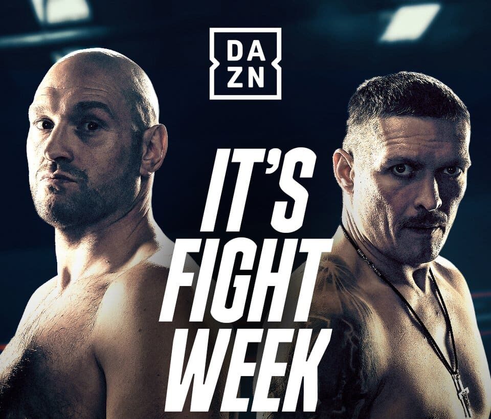 FLYER DE LA PELEA ENTRE TYSON FURY Y OLEKSANDR USYK