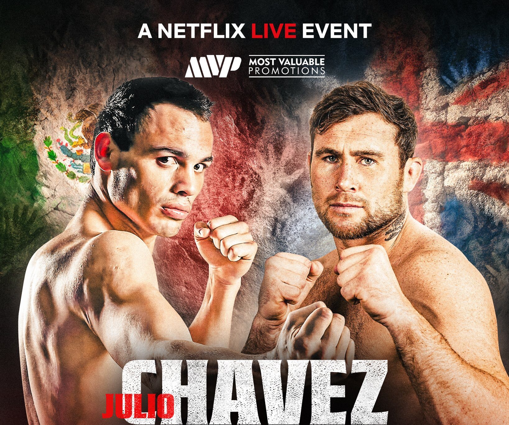 FLYER DE LA PELEA ENTRE JULIO CÉSAR CHÁVEZ JR Y DARREN TILL