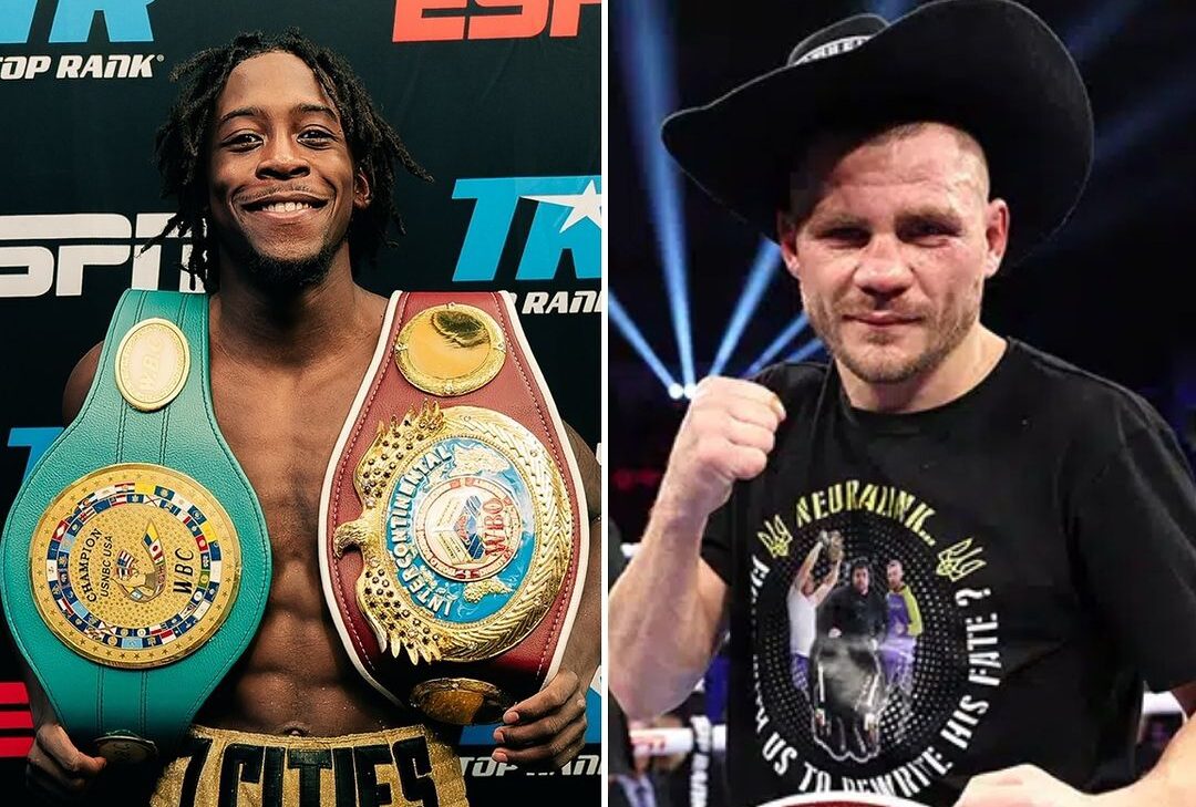 KEYSHAWN DAVIS A LA IZQUIERDA Y DENYS BERINCHYK A LA DERECHA