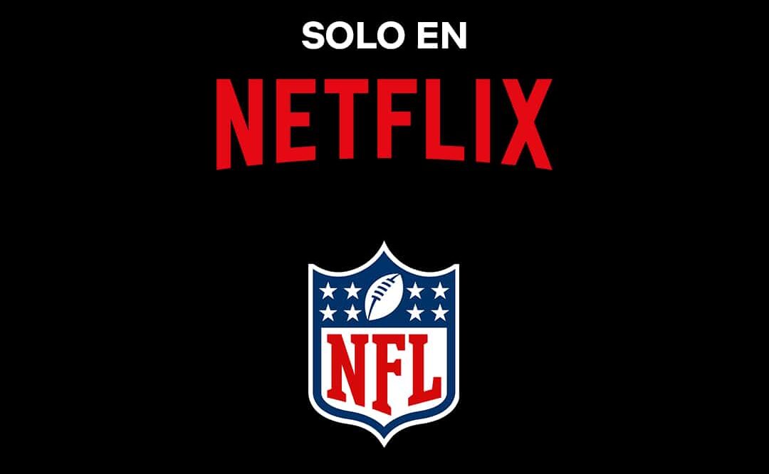 FLYER DE NETFLIX ANUNCIANDO SU ACUERDO CON LA NFL PARA TRANSMITIR LOS JUEGOS DE NAVIDAD ESTE 2024