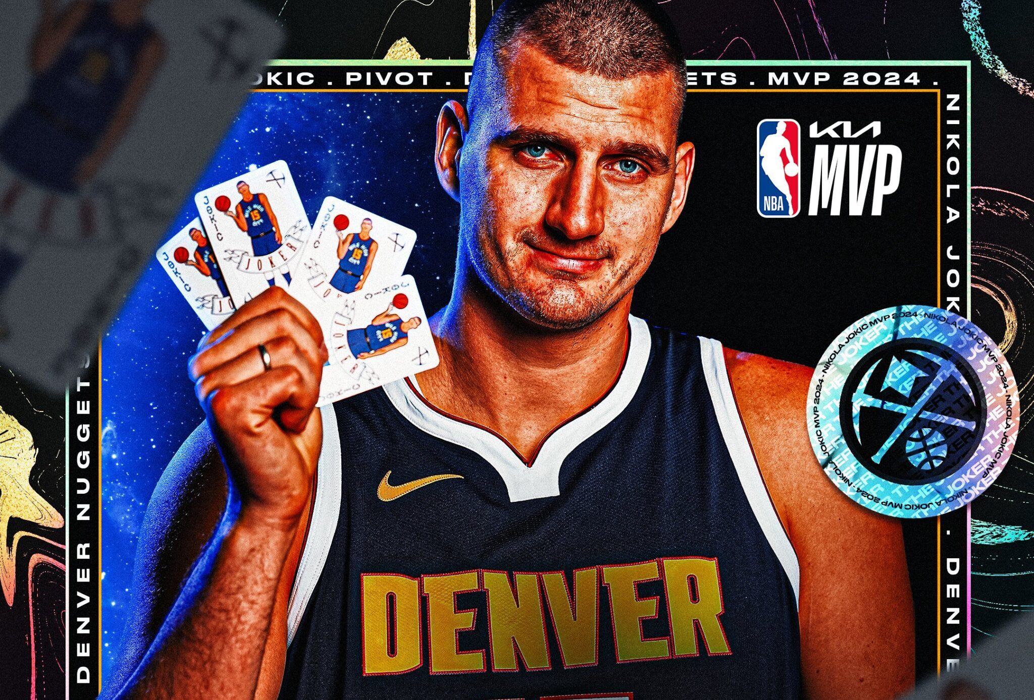 NIKOLA JOKIC POSA PARA LA FOTO