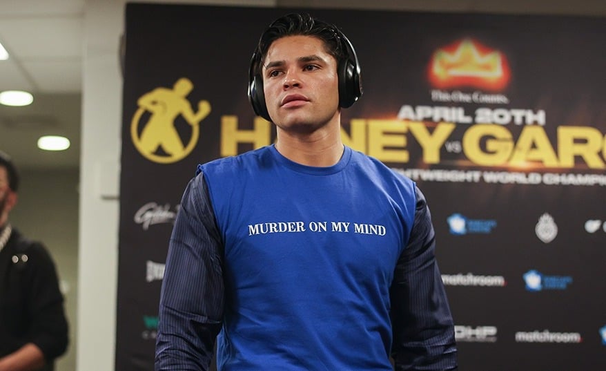 RYAN GARCÍA ANTES DE SU PELEA ANTE DEVIN HANEY