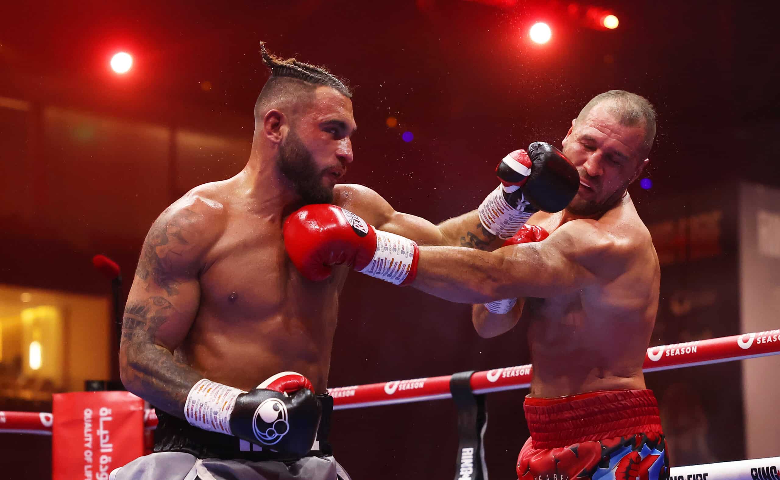 MOMENTO EN QUE Robin Sirwan Safar GOLPEA A KOVALEV