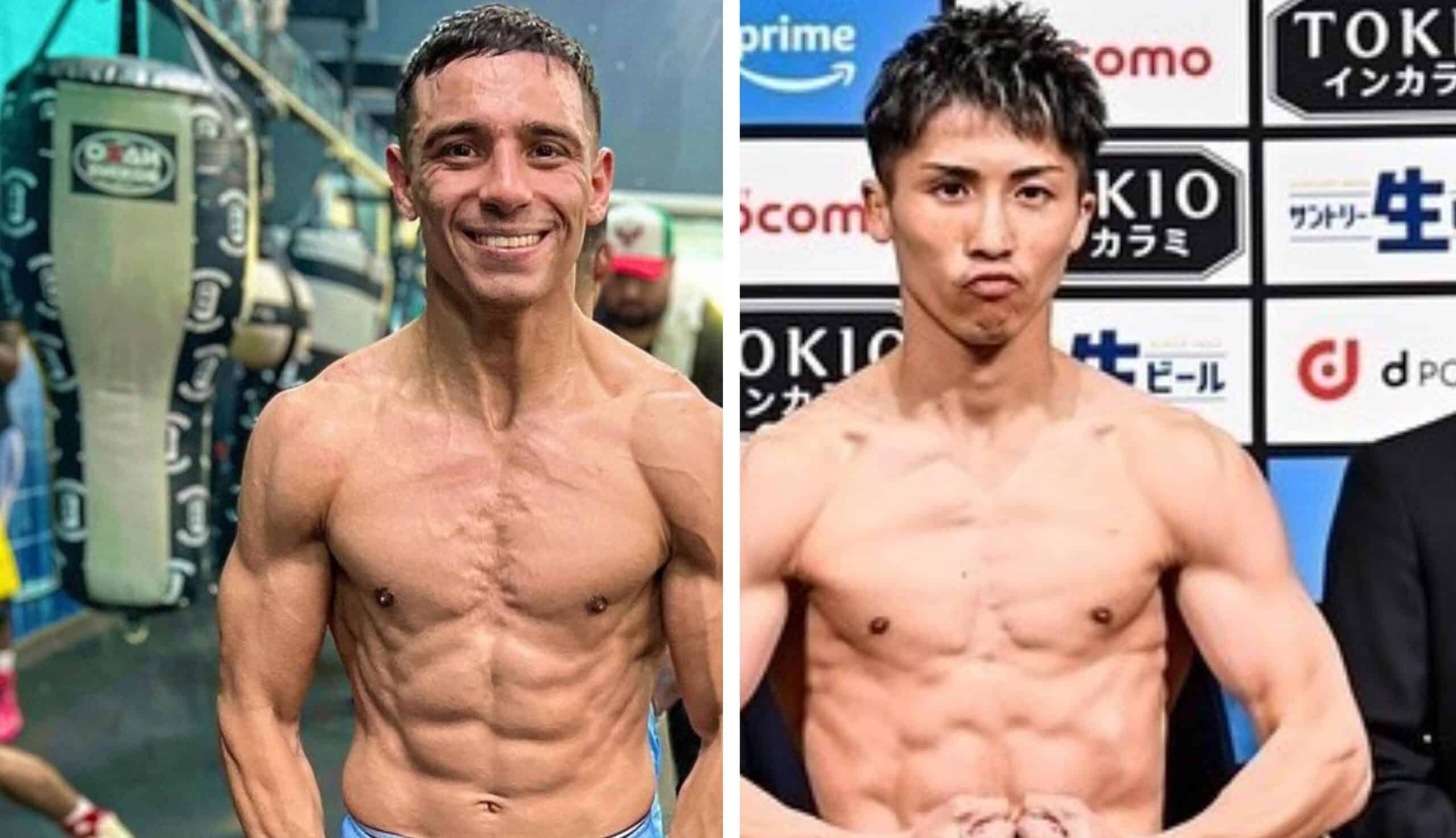 VENADO LÓPEZ A LA IZQUIERDA Y NAOYA INOUE A LA DERECHA