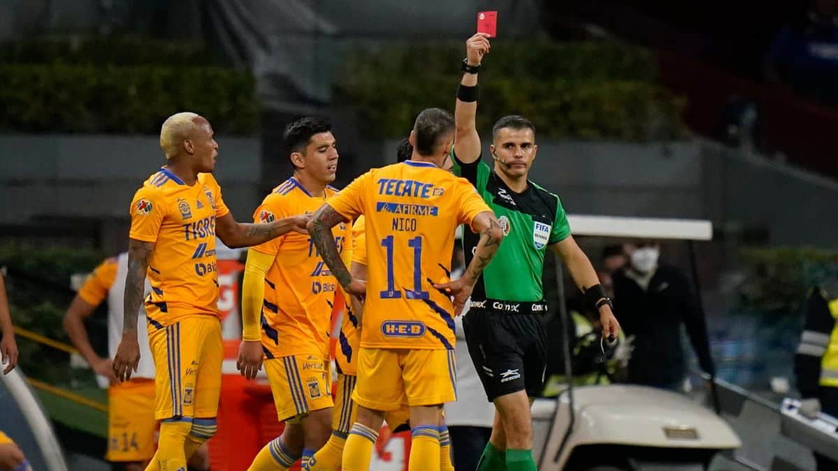 FERNANDO HIERRO EXPULSA A JUGADOR DE TIGRES