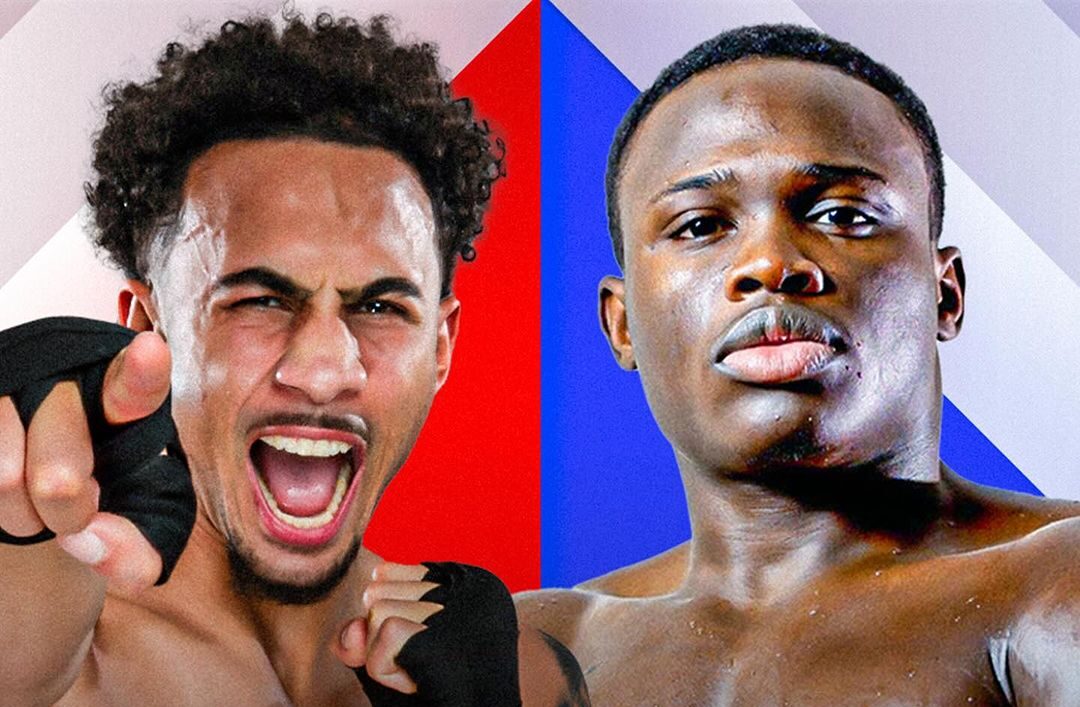 Ben-Whittaker a la izquierda y Ezra Arenyeka a la derecha