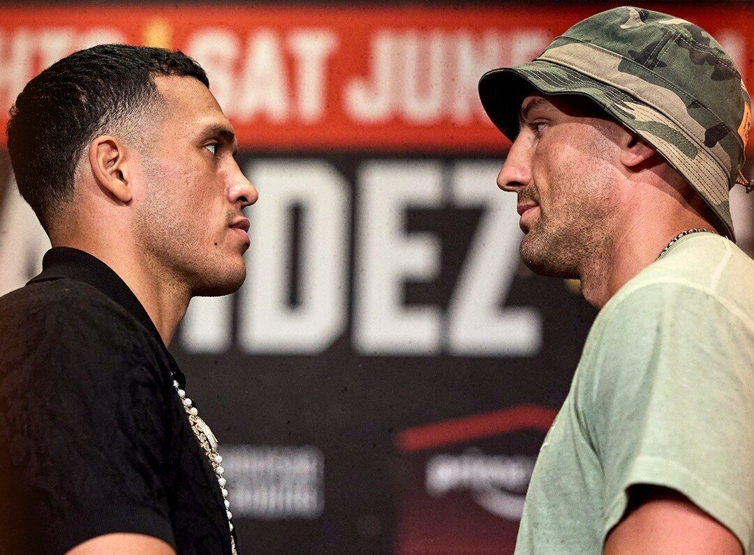 David Benavídez vs Oleksandr Gvozdyk; cara a cara tras presentar la pelea Sportsmedia Mx