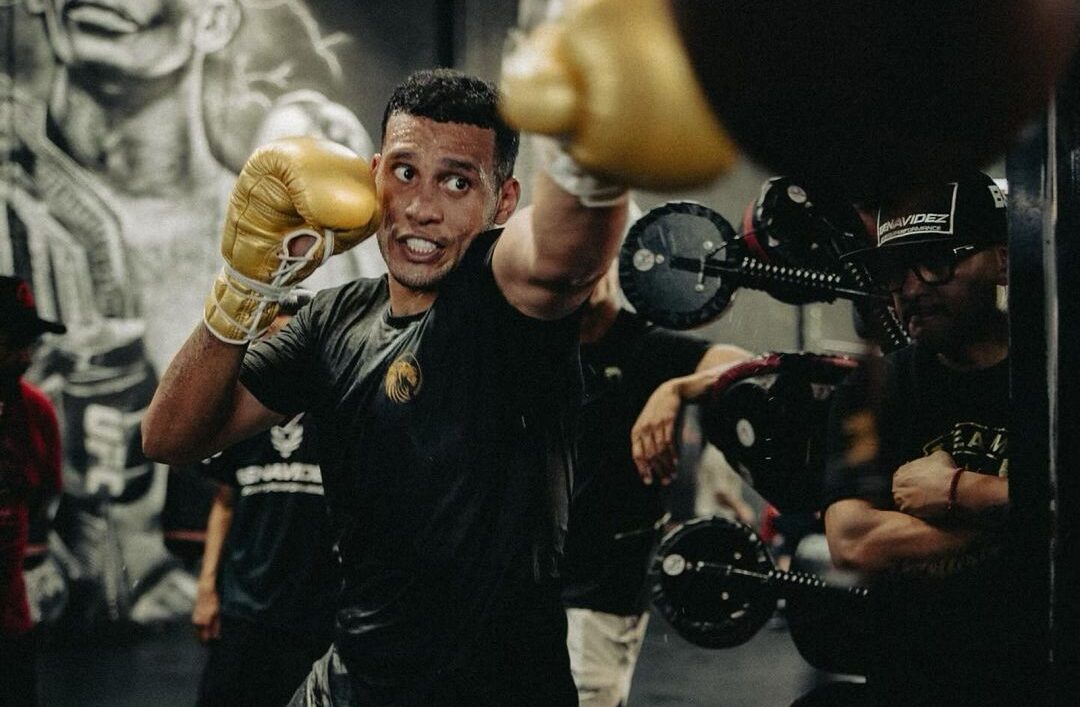 DAVID BENAVÍDEZ DURANTE UN ENTRENAMIENTO