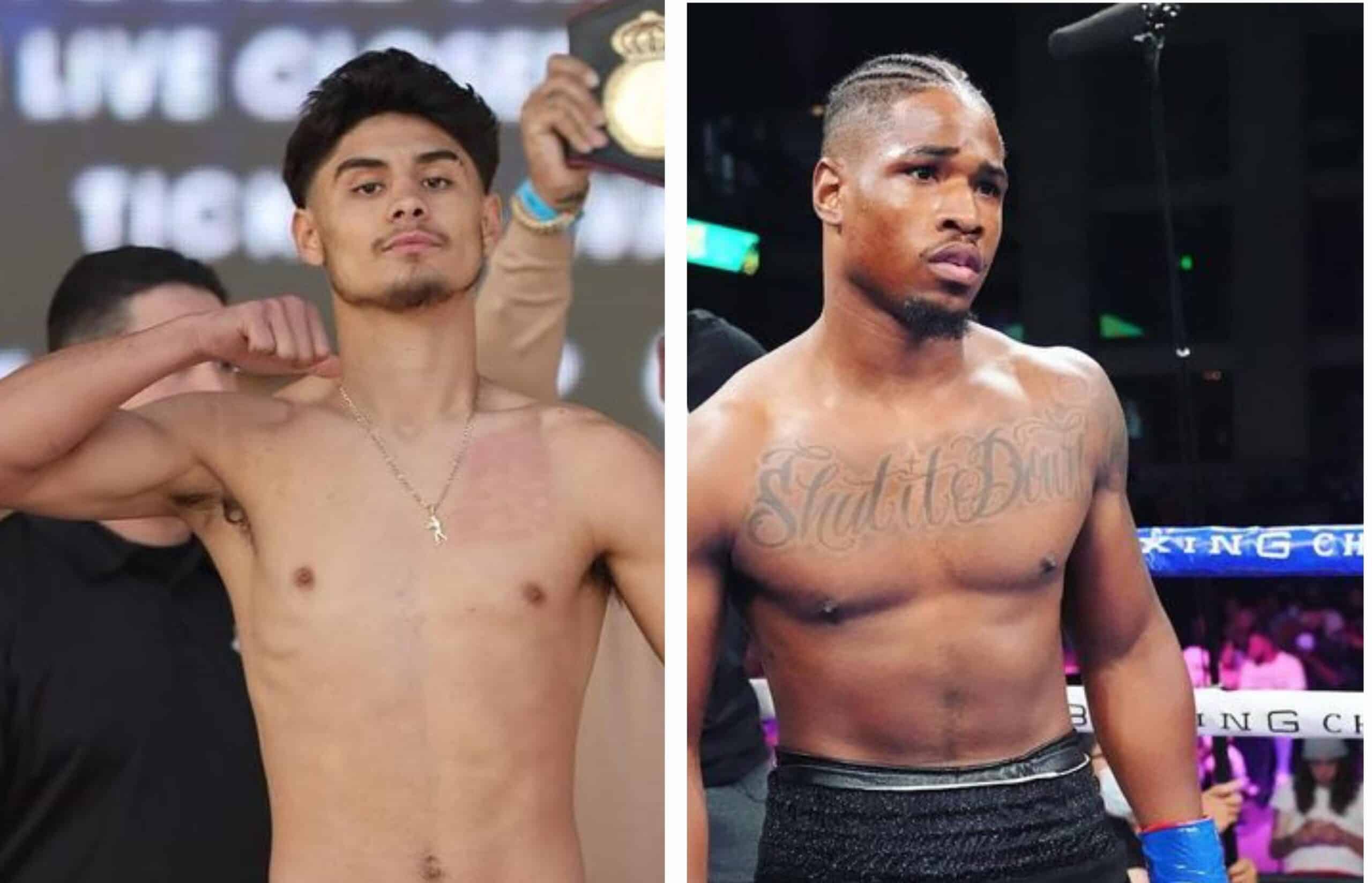 ELIJAH GARCÍA A LA IZQUIERDA Y KYRONE DAVIS A LA DERECHA