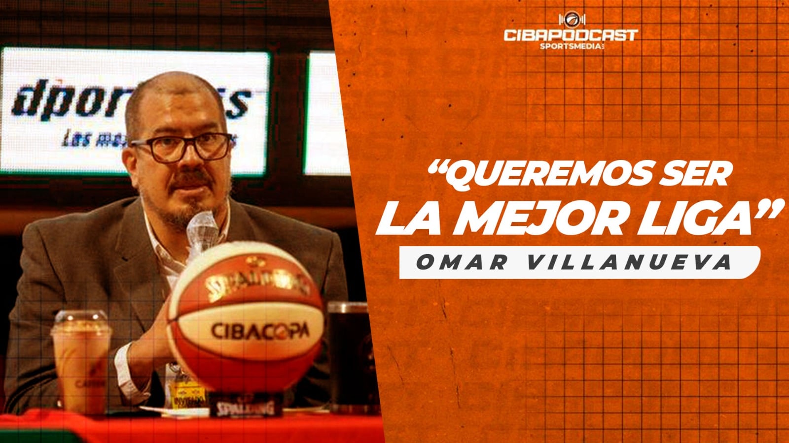 OMAR VILLANUEVA DURANTE UNA CONFERENCIA DE PRENSA