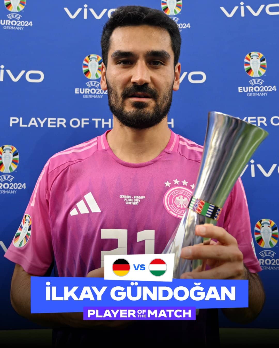 Ilkay Gündoğan es el jugador del partido en el Alemania - Hungría.