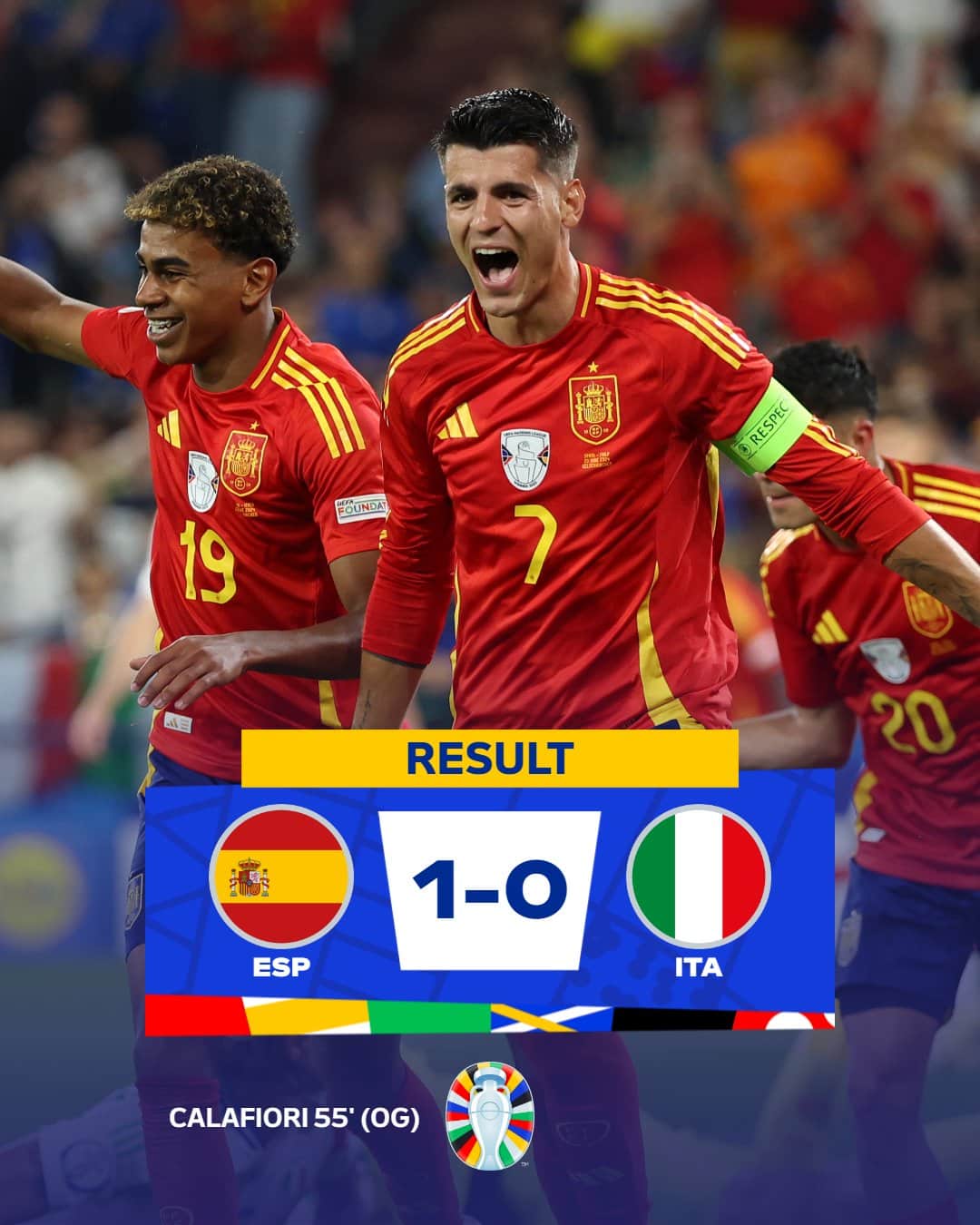 España se impone ante Italia en la segunda jornada del Grupo B.