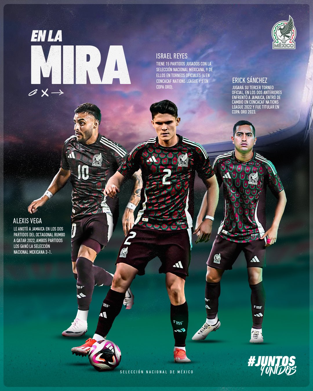 La Selección Mexicana debuta este sábado en la Copa América ante Jamaica.