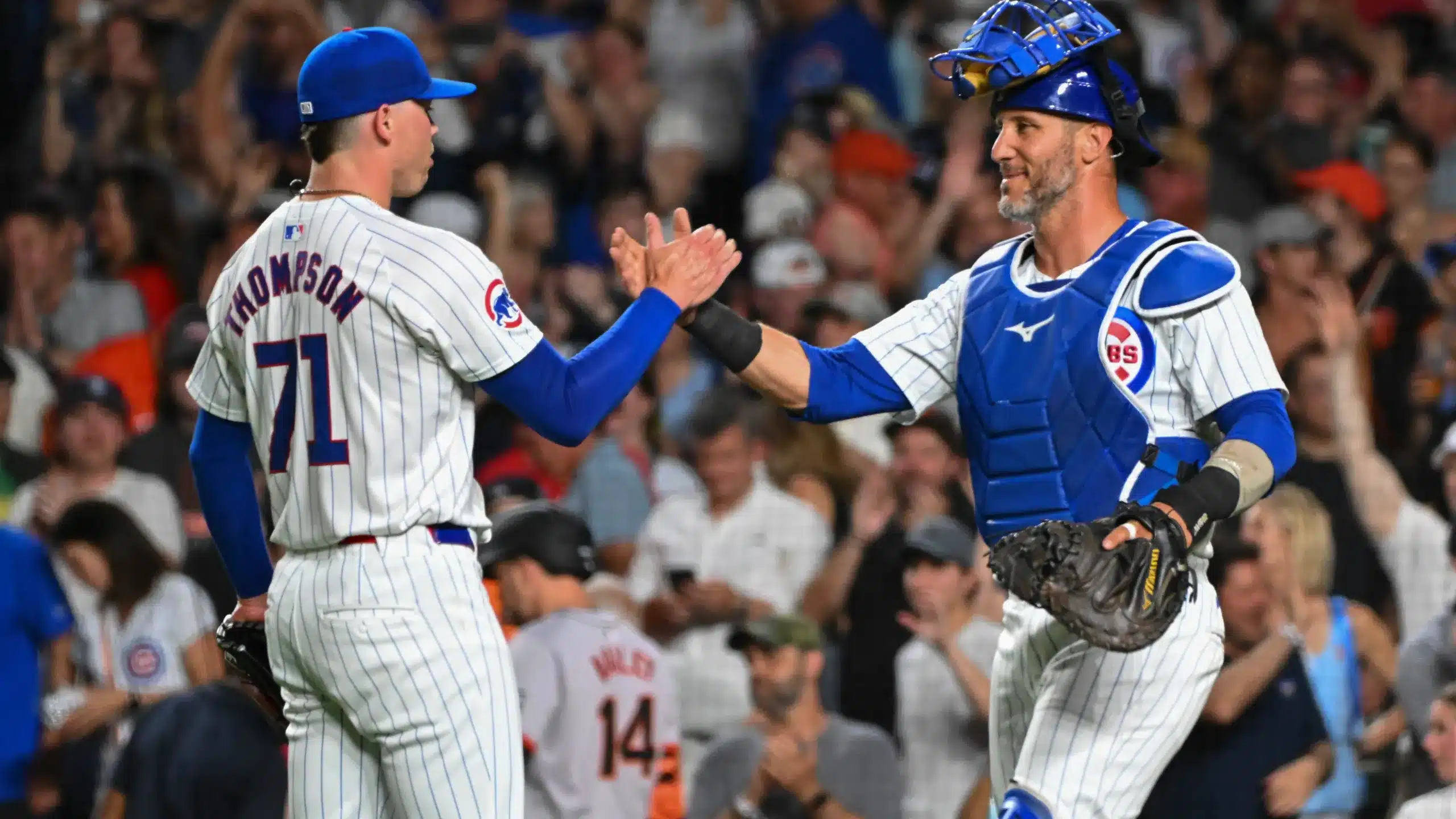 CUBS CELEBRA AL EMPAREJAR LA SERIE