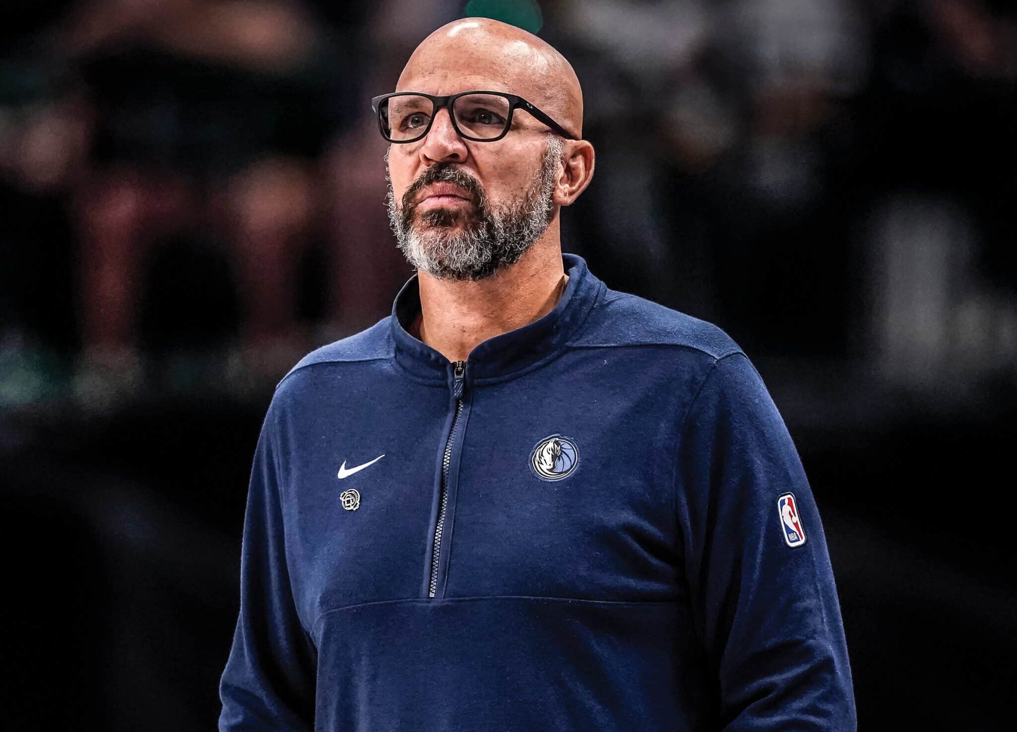 JASON KIDD DURANTE UN PARTIDO DE LOS DALLAS MAVERICKS EN LA NBA