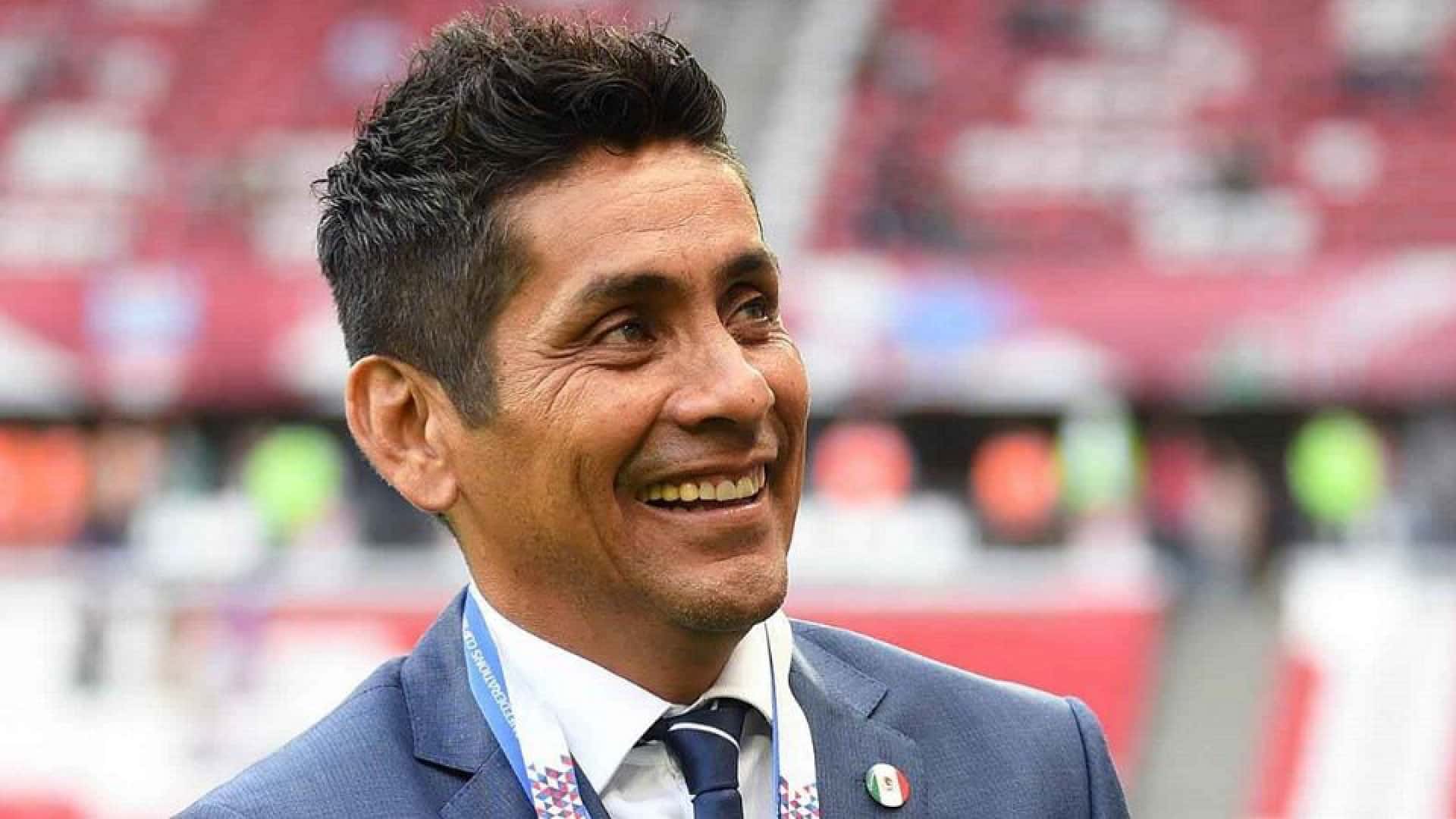 Jorge Campos en partido del Tricolor en Estados Unidos.
