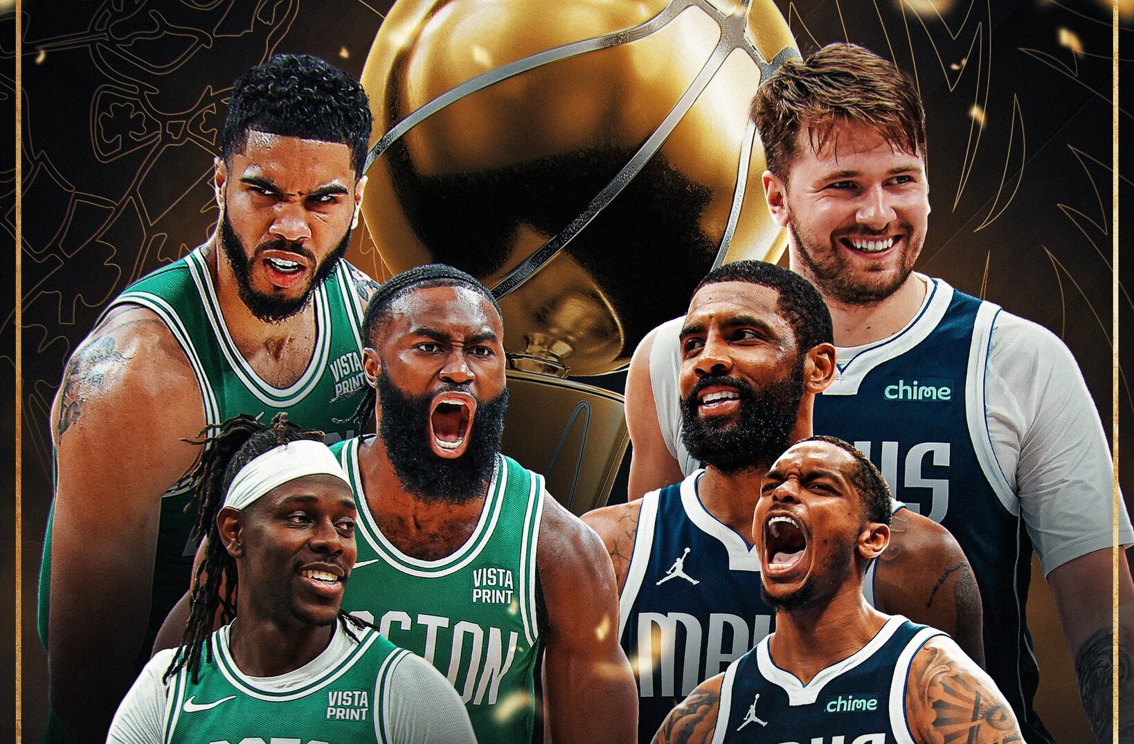 FLYER DEL CUARTO JUEGO ENTRE LOS CELTICS Y LOS MAVERICKS EN LAS FINALES DE LA NBA