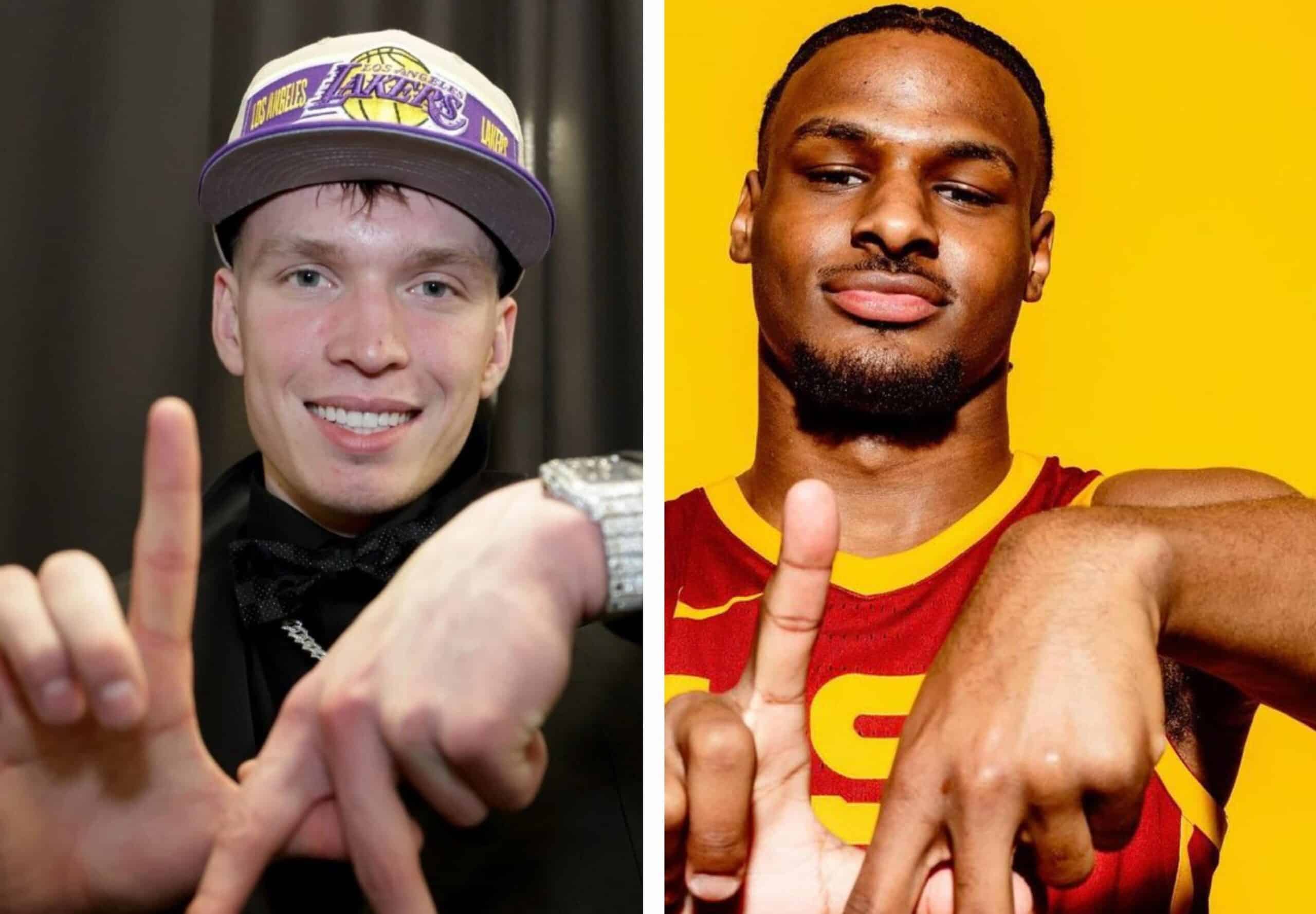 A LA IZQUIERDA DALTON KNECHT Y A LA DERECHA BRONNY JAMES