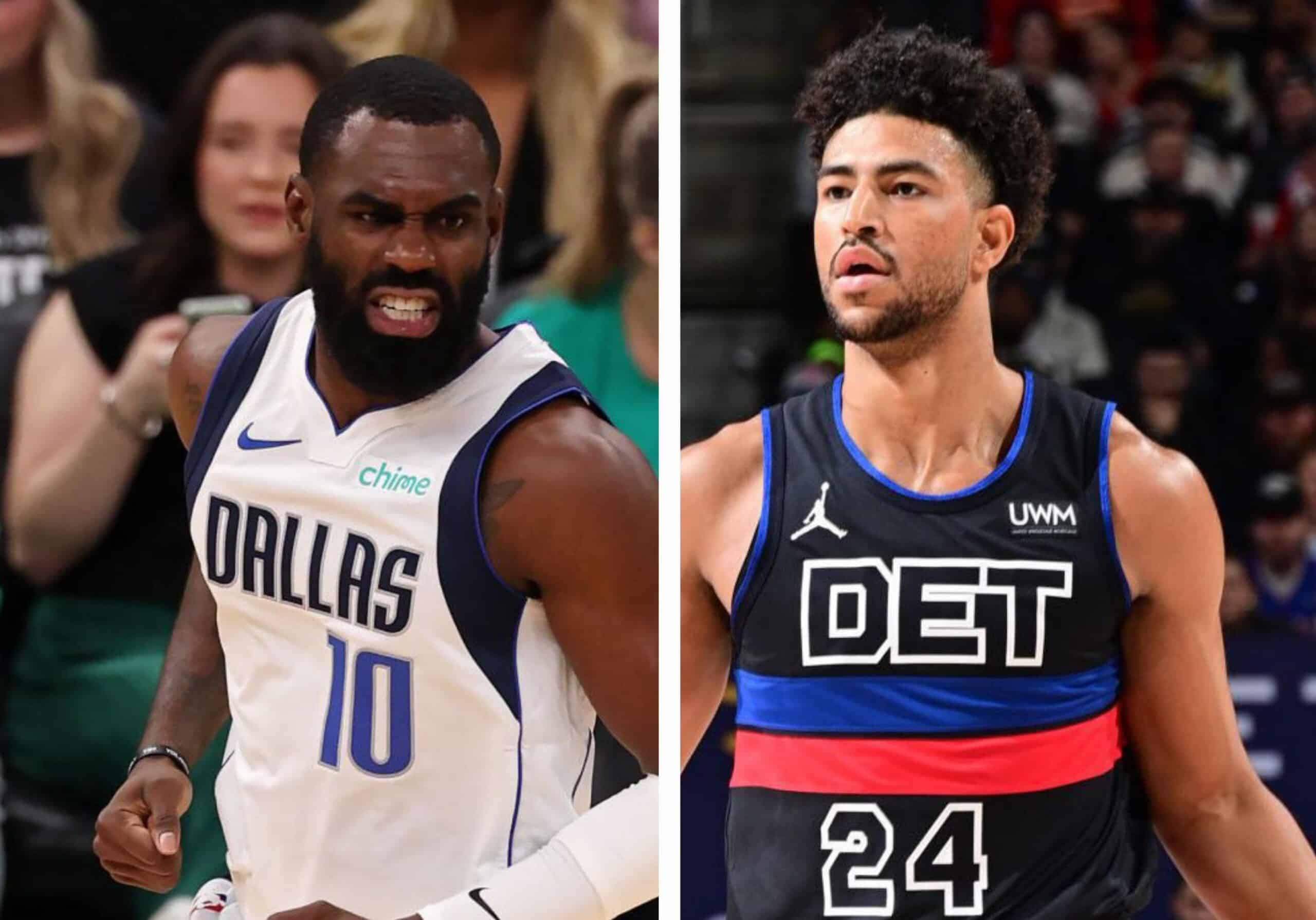 TIM HARDAWAY JR A LA IZQUIERDA Y A LA DERECHA QUENTIN GRIMES