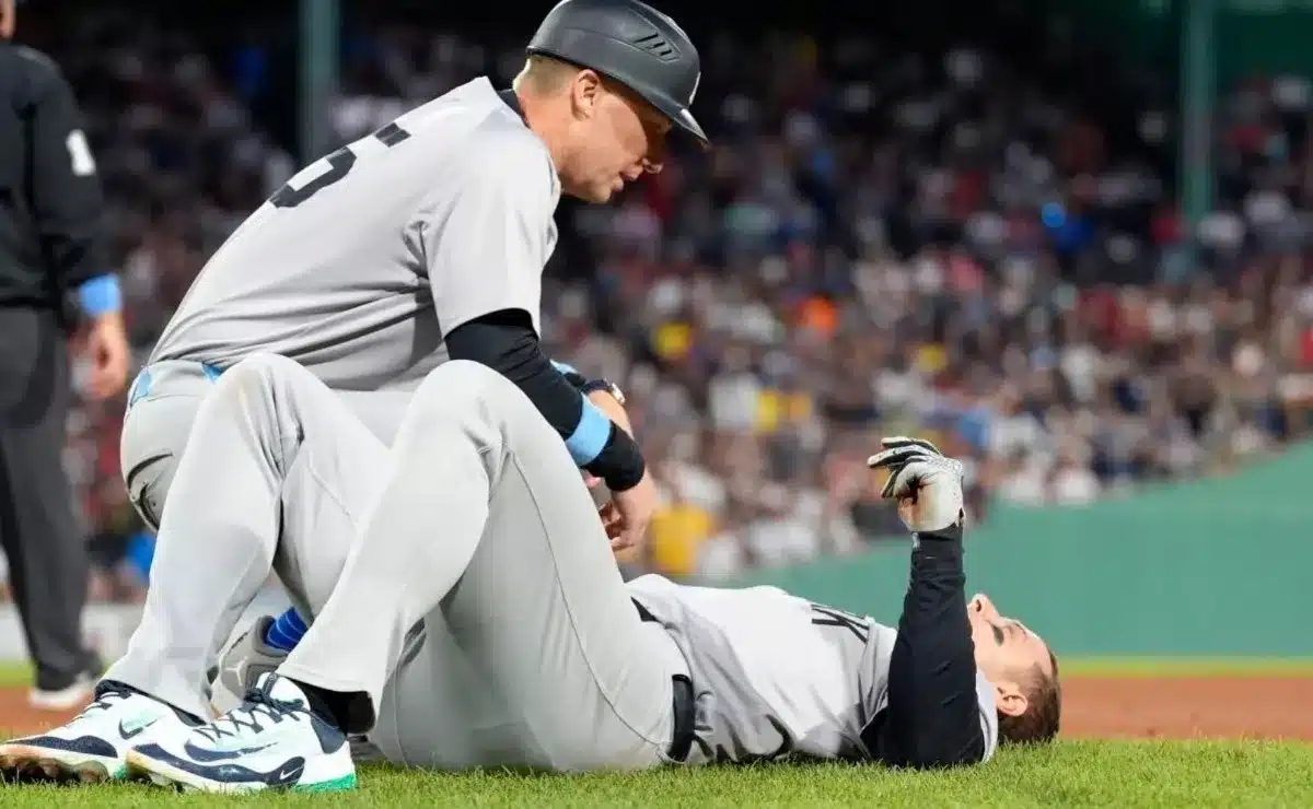 RIZZO TENDIDO EN EL TERRENO, DEBIDO A UN CHOQUE