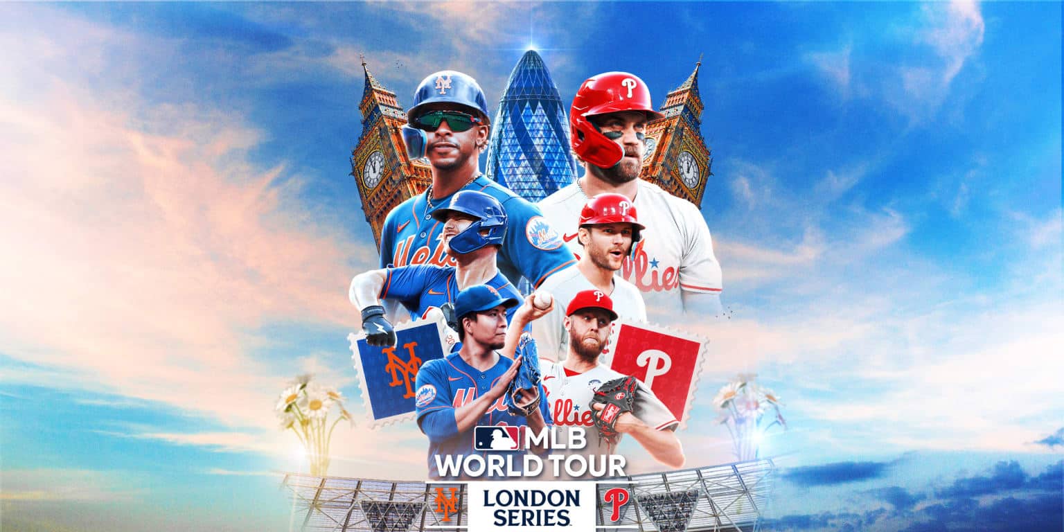 PHILLIES Y METS JUGARÁN EL SEGUNDO DUELO DE LA SERIE EN LONDRES