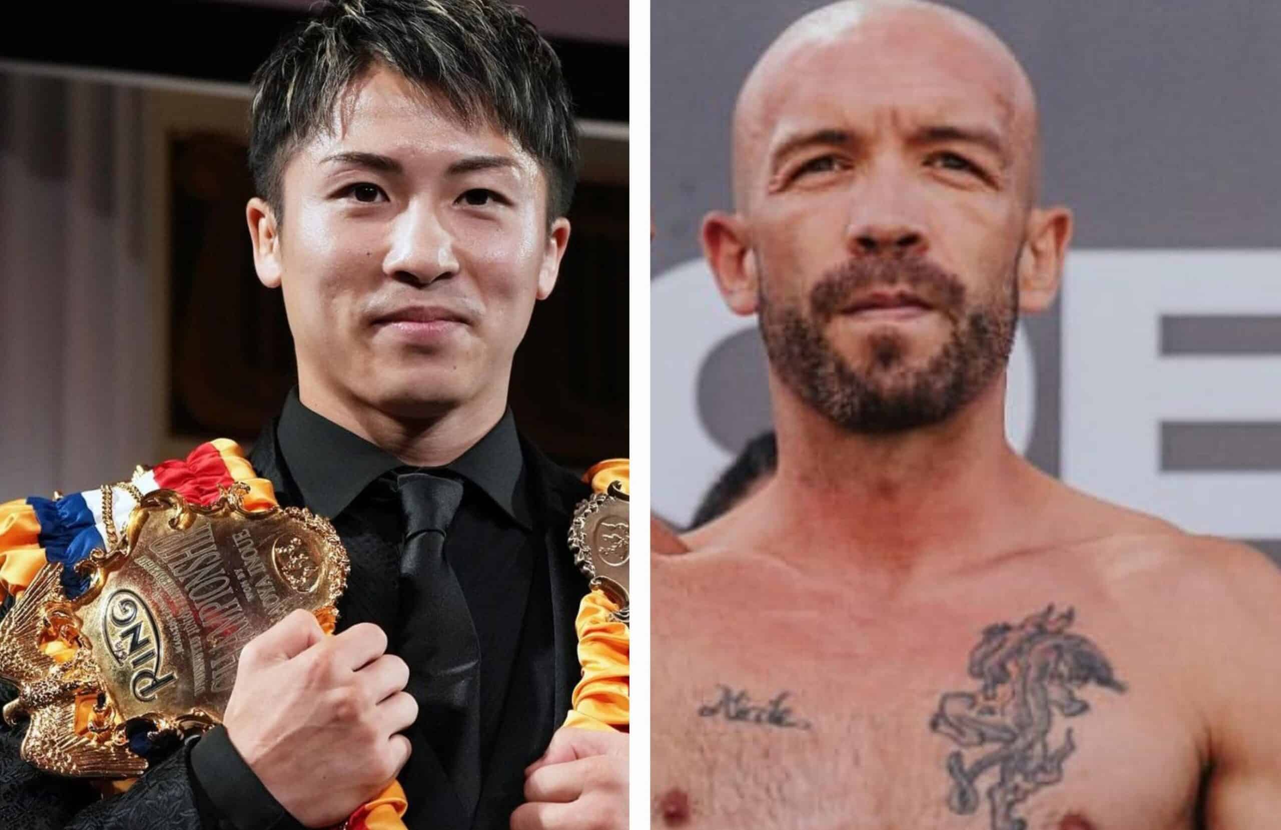 NAOYA INOUE A LA IZQUIERDA Y TJ DOHENY A LA DERECHA