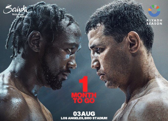 FLYER DE LA FUNCIÓN EN LOS ÁNGELES QUE PROTAGONIZARÁ TERENCE CRAWFORD E ISRAIL MADRIMOV