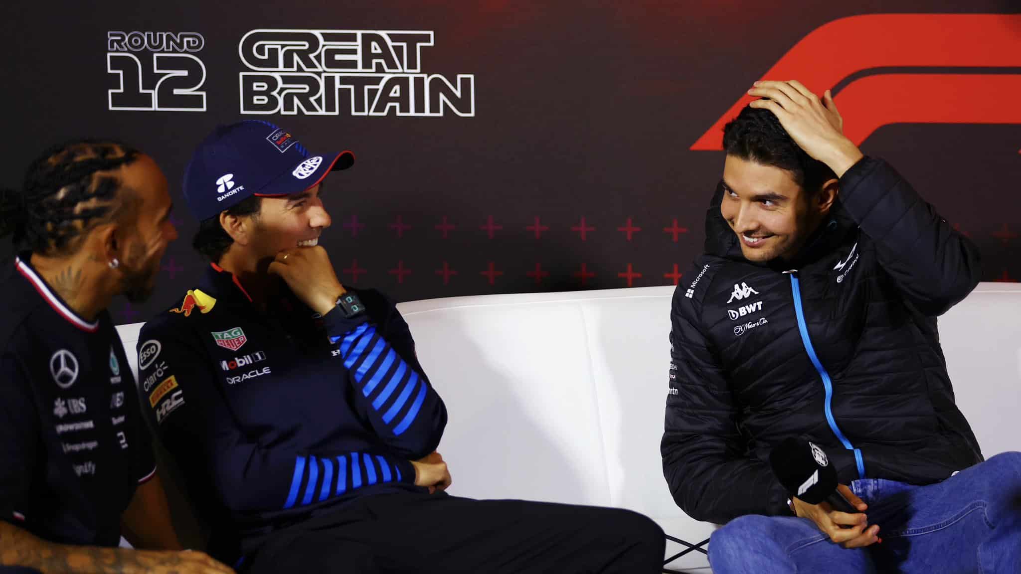 CHECO PEREZ OCON SILVERSTONE