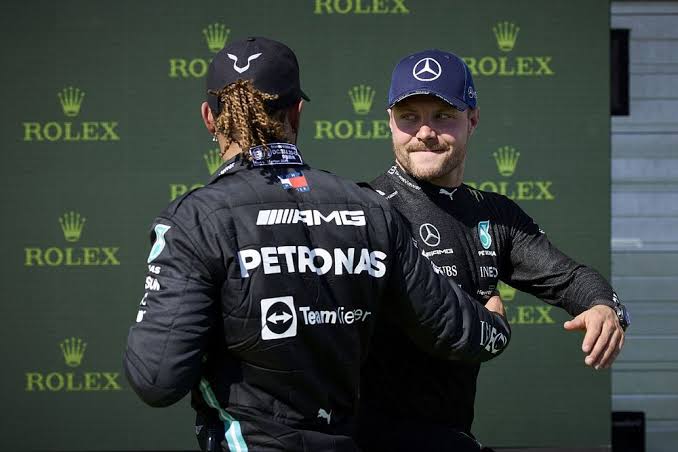 HAMILTON Y BOTTAS F1