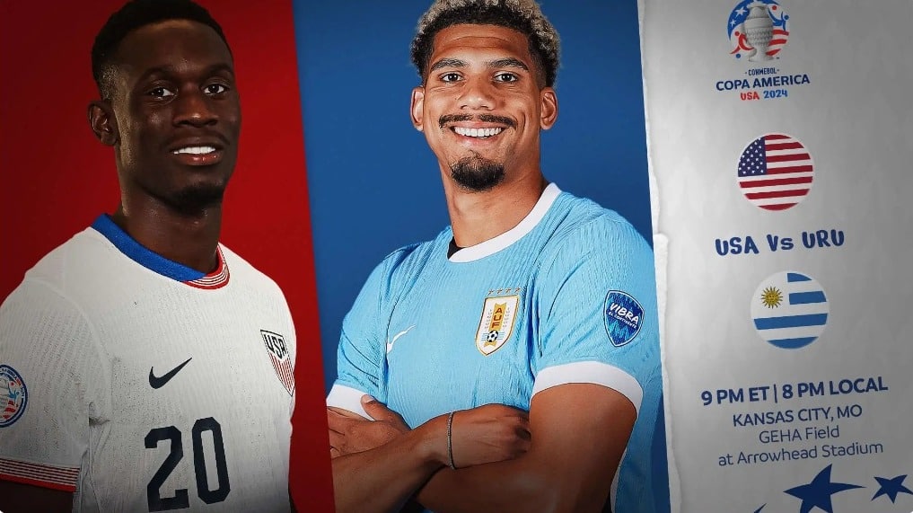 Estados Unidos se mide este lunes ante Uruguay.