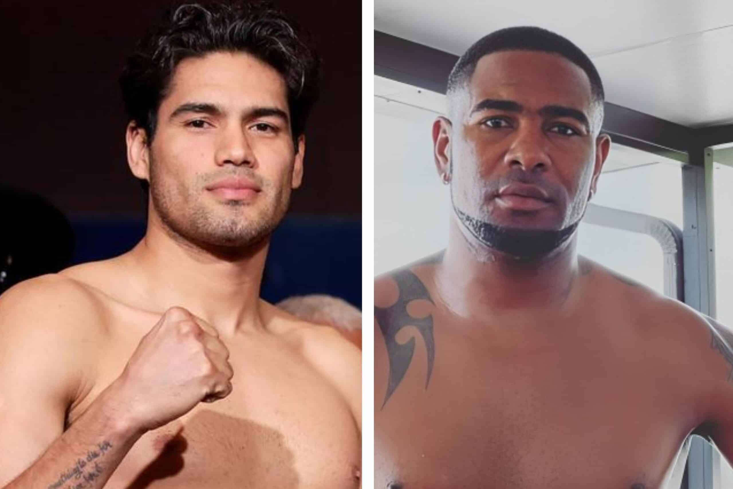ZURDO RAMÍREZ A LA IZQUIERDA Y YUNIEL DORTICOS A LA DERECHA