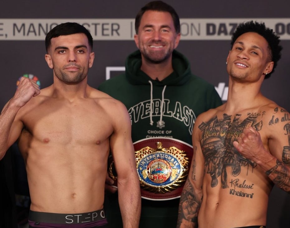 Jack Catterall 140 y Regis Prograis 139.6 en Manchester.