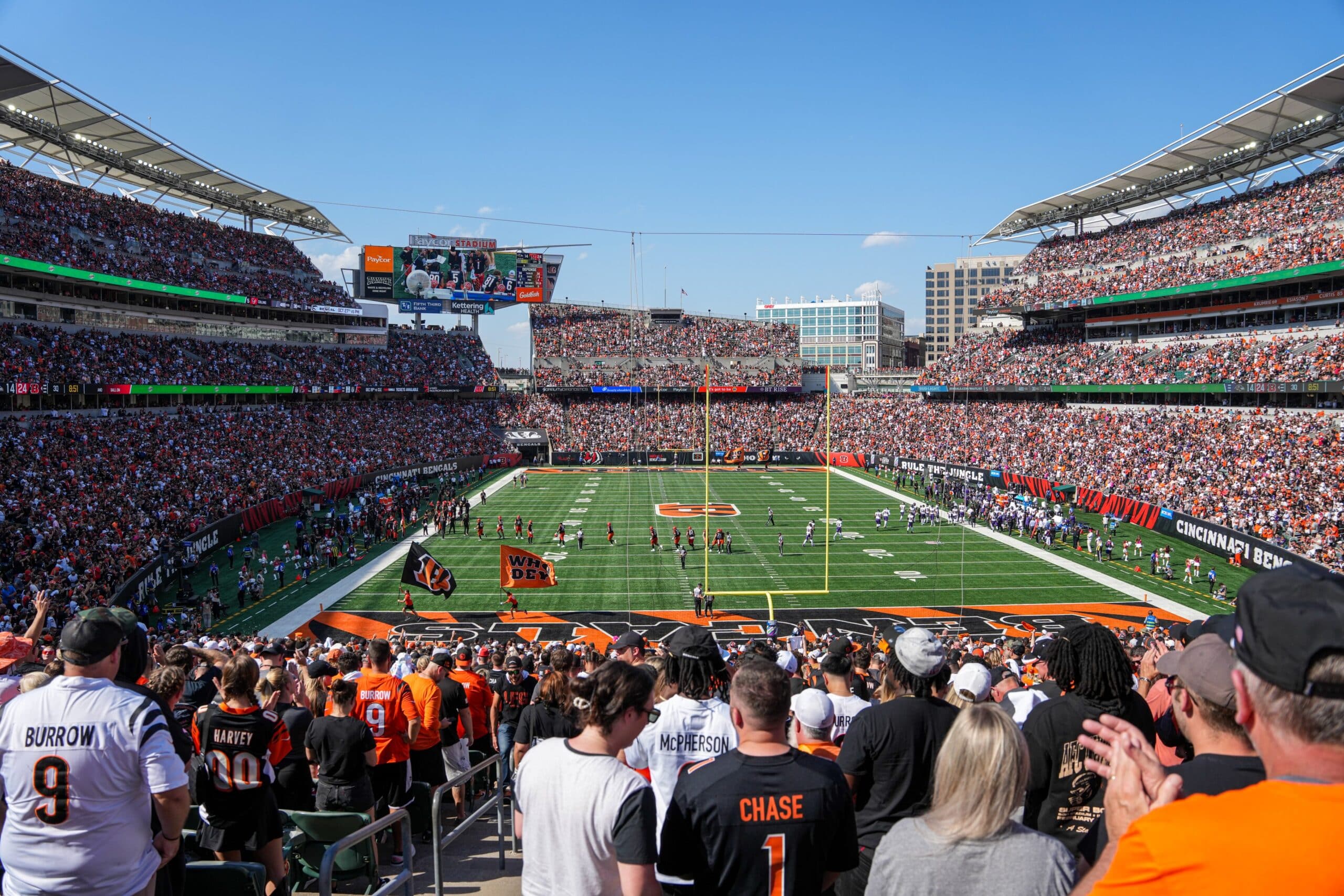 El Paycor Stadium será la sede del Bengals vs Steelers de la Semana 13.